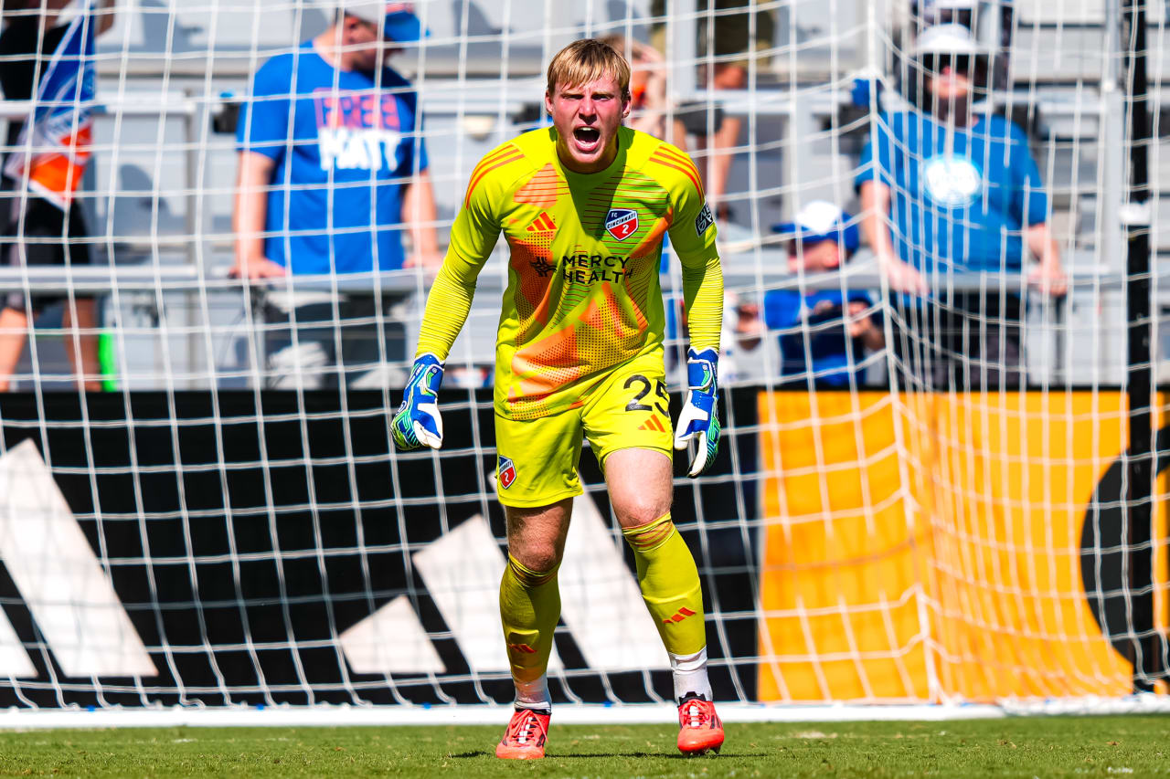 CINCINNATI, OHIO - OCTOBER 6: FC Cincinnati 2 against Orlando City B on October 6, 2024 at TQL Stadium in Cincinnati, Ohio.