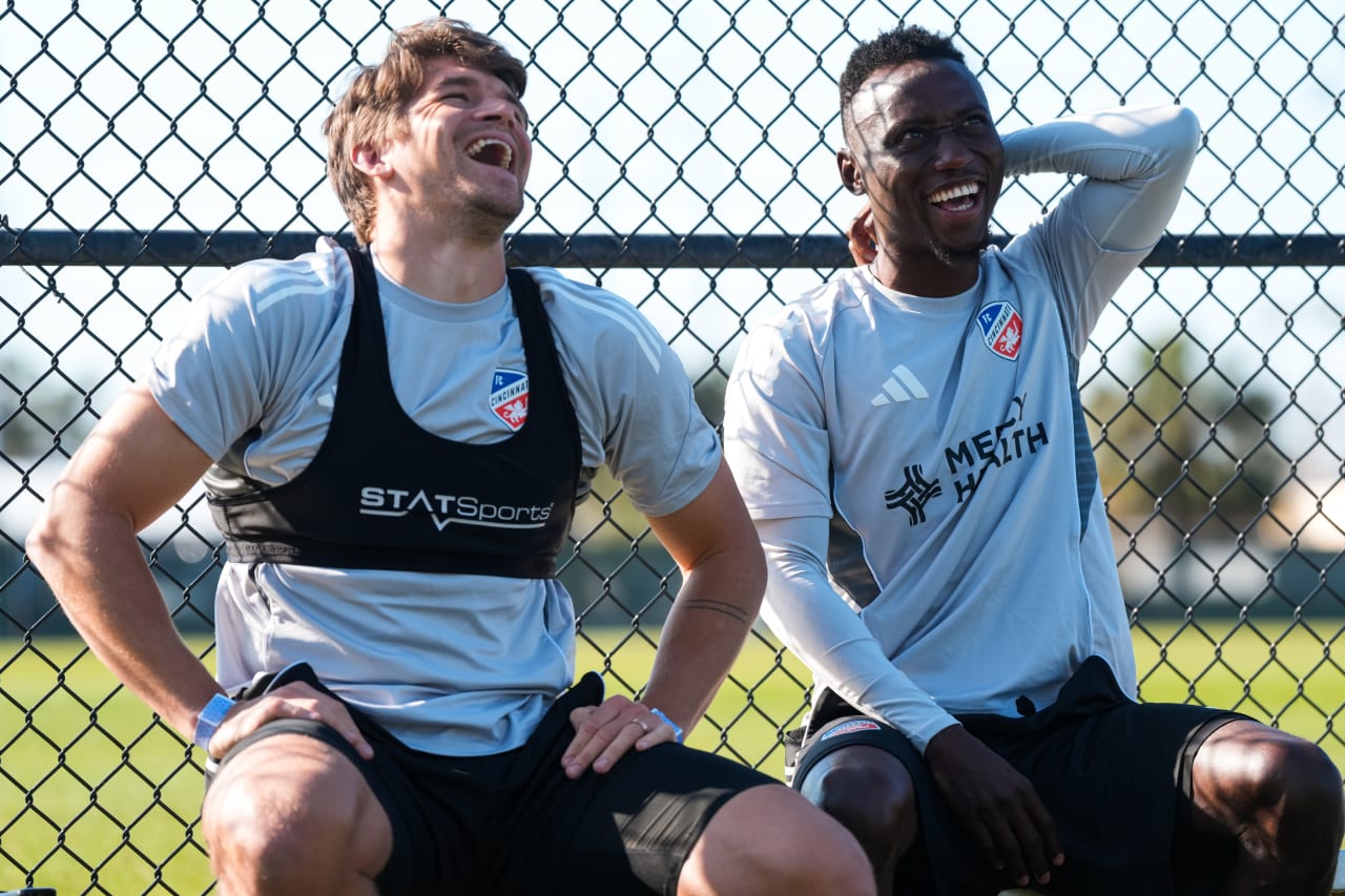 CLEARWATER, FLORIDA - FEBRUARY 6: FC Cincinnati during preseason training on February 6, 2025 at Walter Campbell Sports Park in Clearwater, Florida.