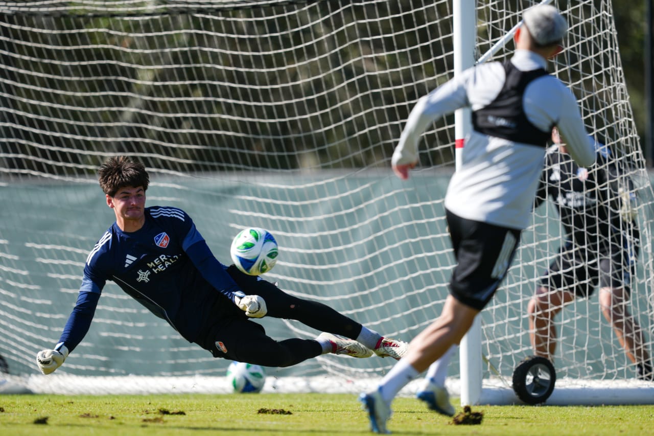 CLEARWATER, FLORIDA - JANUARY 27: FC Cincinnati during preseason training on January 27, 2025 in Clearwater, Florida.