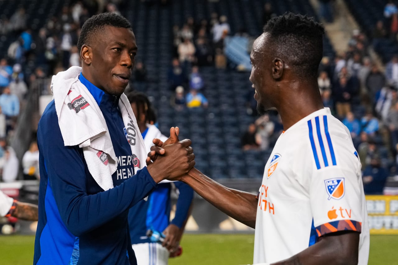 CHESTER, PENNSYLVANIA - OCTOBER 19: Philadelphia Union against FC Cincinnati on October 19, 2024 at Subaru Park in Chester, Pennsylvania.