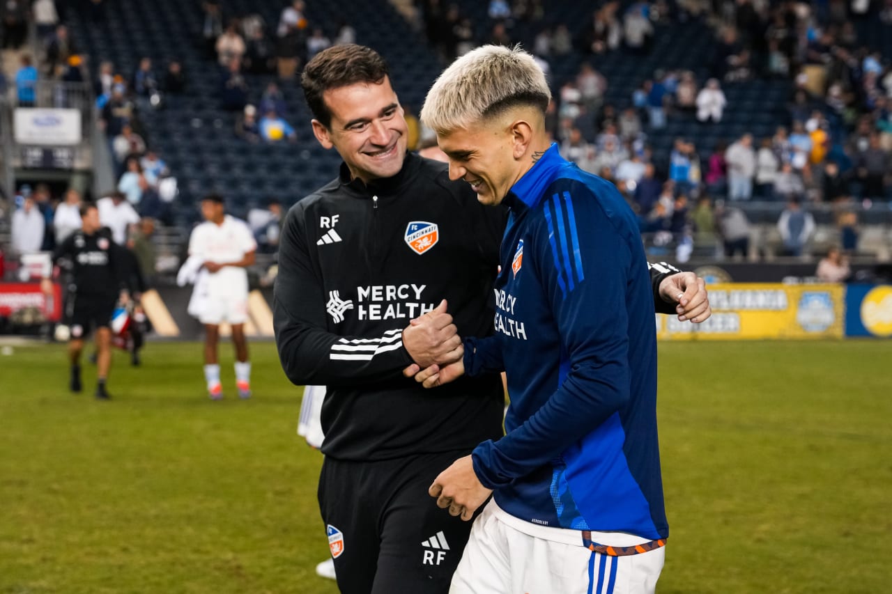 CHESTER, PENNSYLVANIA - OCTOBER 19: Philadelphia Union against FC Cincinnati on October 19, 2024 at Subaru Park in Chester, Pennsylvania.