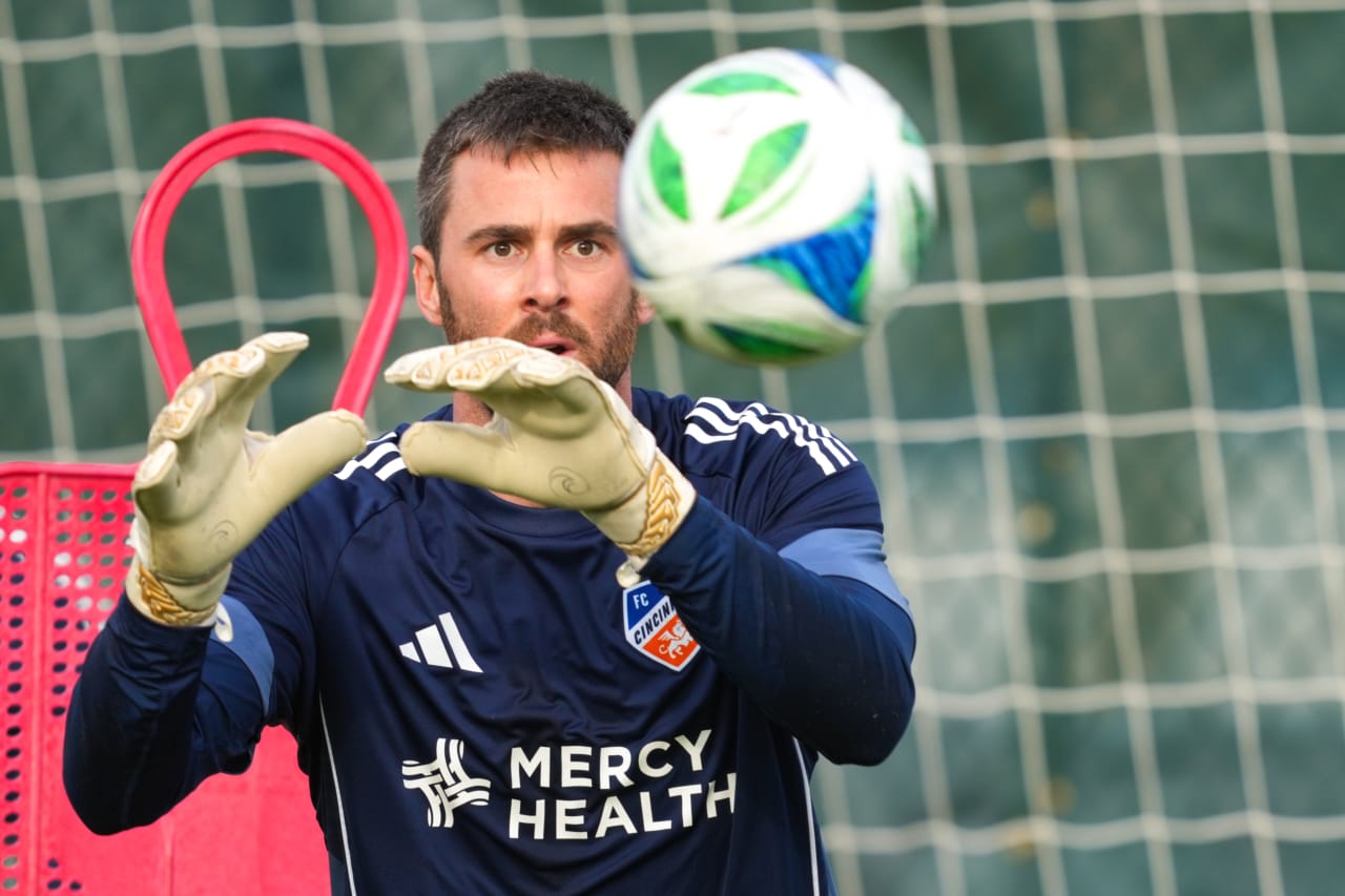 CLEARWATER, FLORIDA - JANUARY 28: FC Cincinnati during preseason training on January 28, 2025 in Clearwater, Florida.