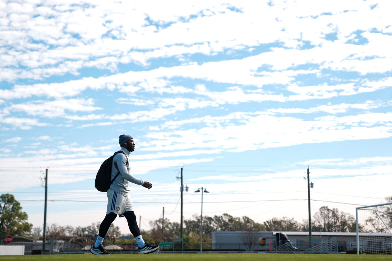 TAMPA, FLORIDA - JANUARY 24: FC Cincinnati against CF Montréal on January 24, 2025 at the Tampa Bay Rowdies Training Complex in Tampa, Florida.