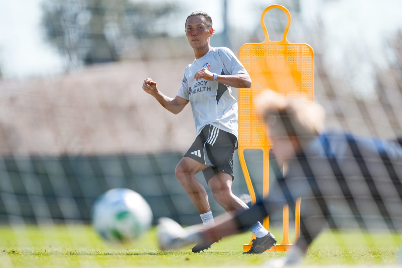 CLEARWATER, FLORIDA - FEBRUARY 10: FC Cincinnati during preseason training on February 10, 2025 at Walter Campbell Sports Park in Clearwater, Florida.