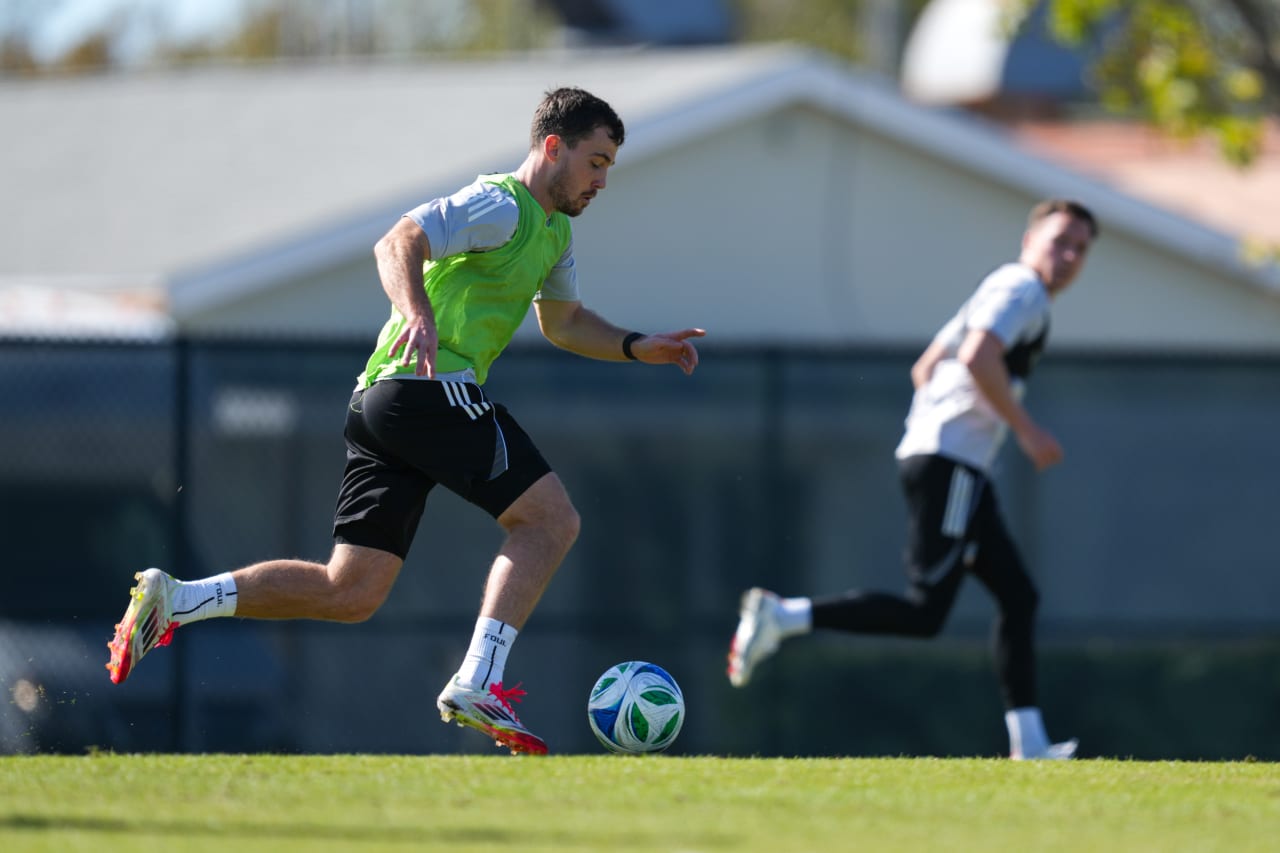 CLEARWATER, FLORIDA - JANUARY 27: FC Cincinnati during preseason training on January 27, 2025 in Clearwater, Florida.