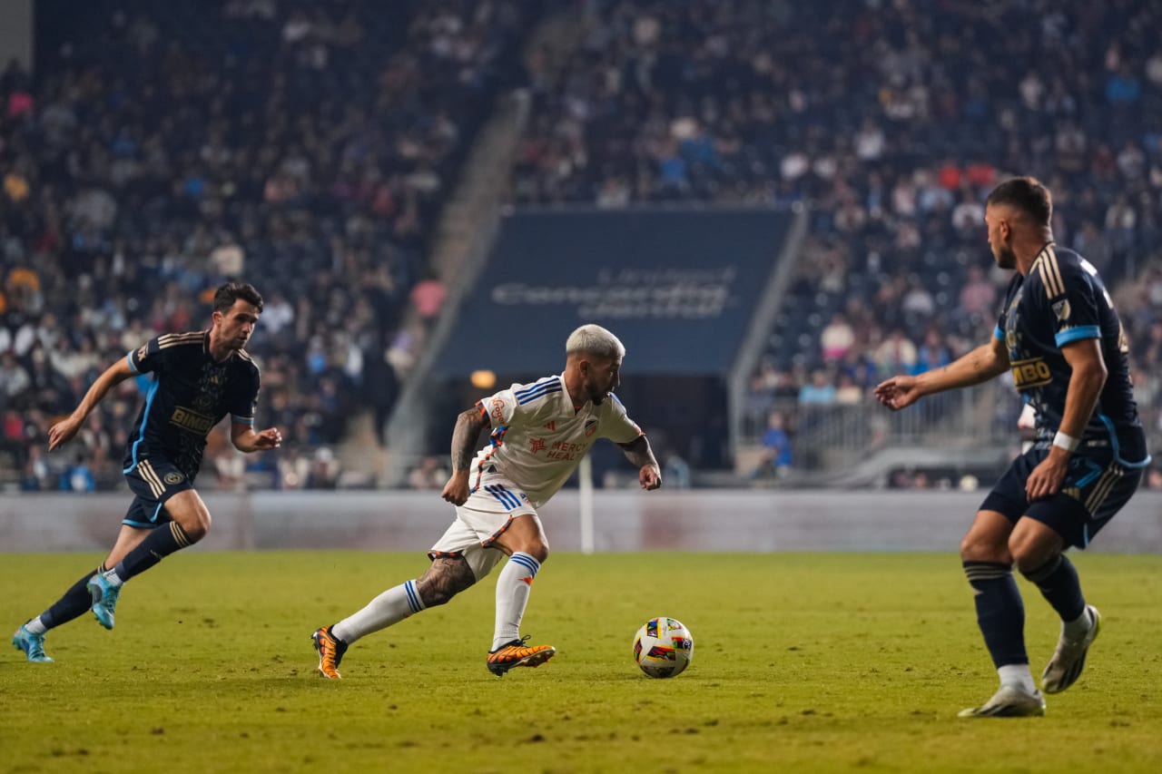 CHESTER, PENNSYLVANIA - OCTOBER 19: Philadelphia Union against FC Cincinnati on October 19, 2024 at Subaru Park in Chester, Pennsylvania.