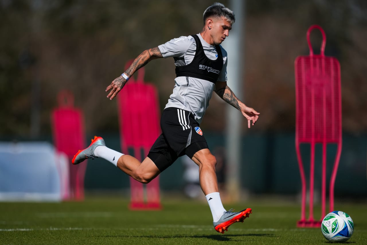 CLEARWATER, FLORIDA - FEBRUARY 10: FC Cincinnati during preseason training on February 10, 2025 at Walter Campbell Sports Park in Clearwater, Florida.