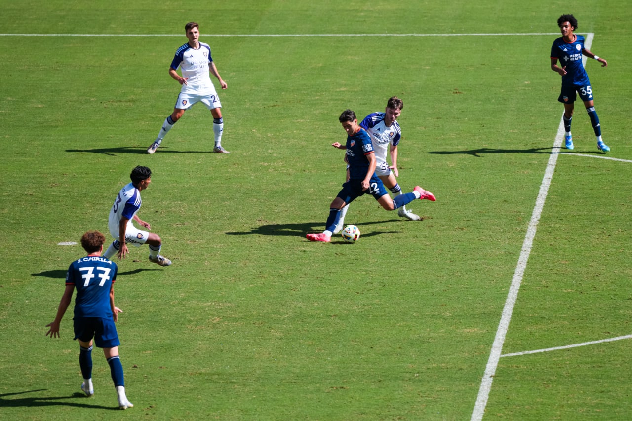 CINCINNATI, OHIO - OCTOBER 6: FC Cincinnati 2 against Orlando City B on October 6, 2024 at TQL Stadium in Cincinnati, Ohio.