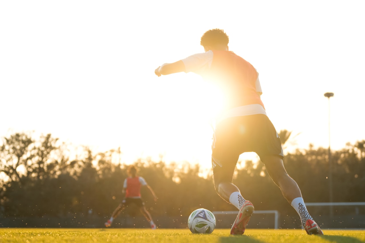 CLEARWATER, FLORIDA - FEBRUARY 5: FC Cincinnati during preseason training on February 5, 2025 at Walter Campbell Sports Park in Clearwater, Florida.