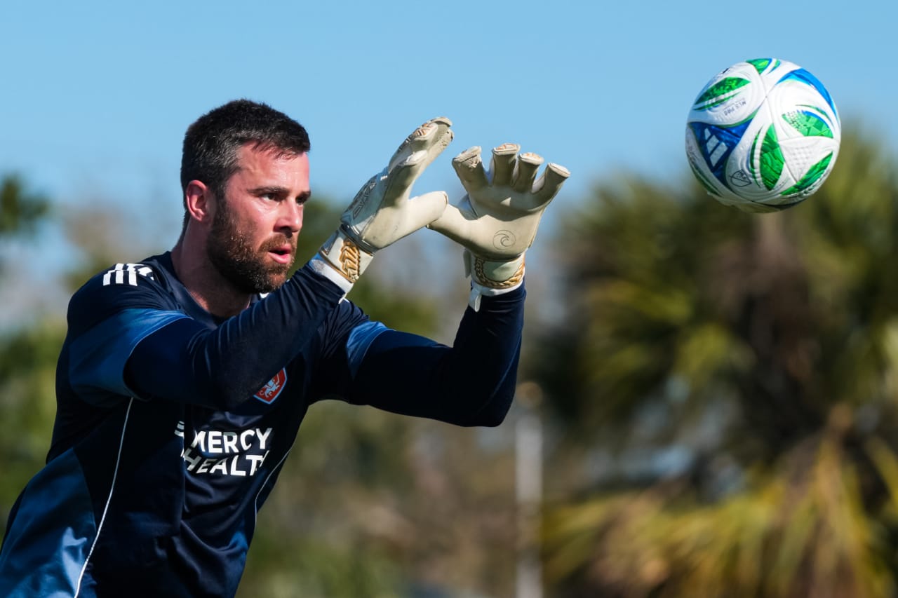 CLEARWATER, FLORIDA - FEBRUARY 6: FC Cincinnati during preseason training on February 6, 2025 at Walter Campbell Sports Park in Clearwater, Florida.