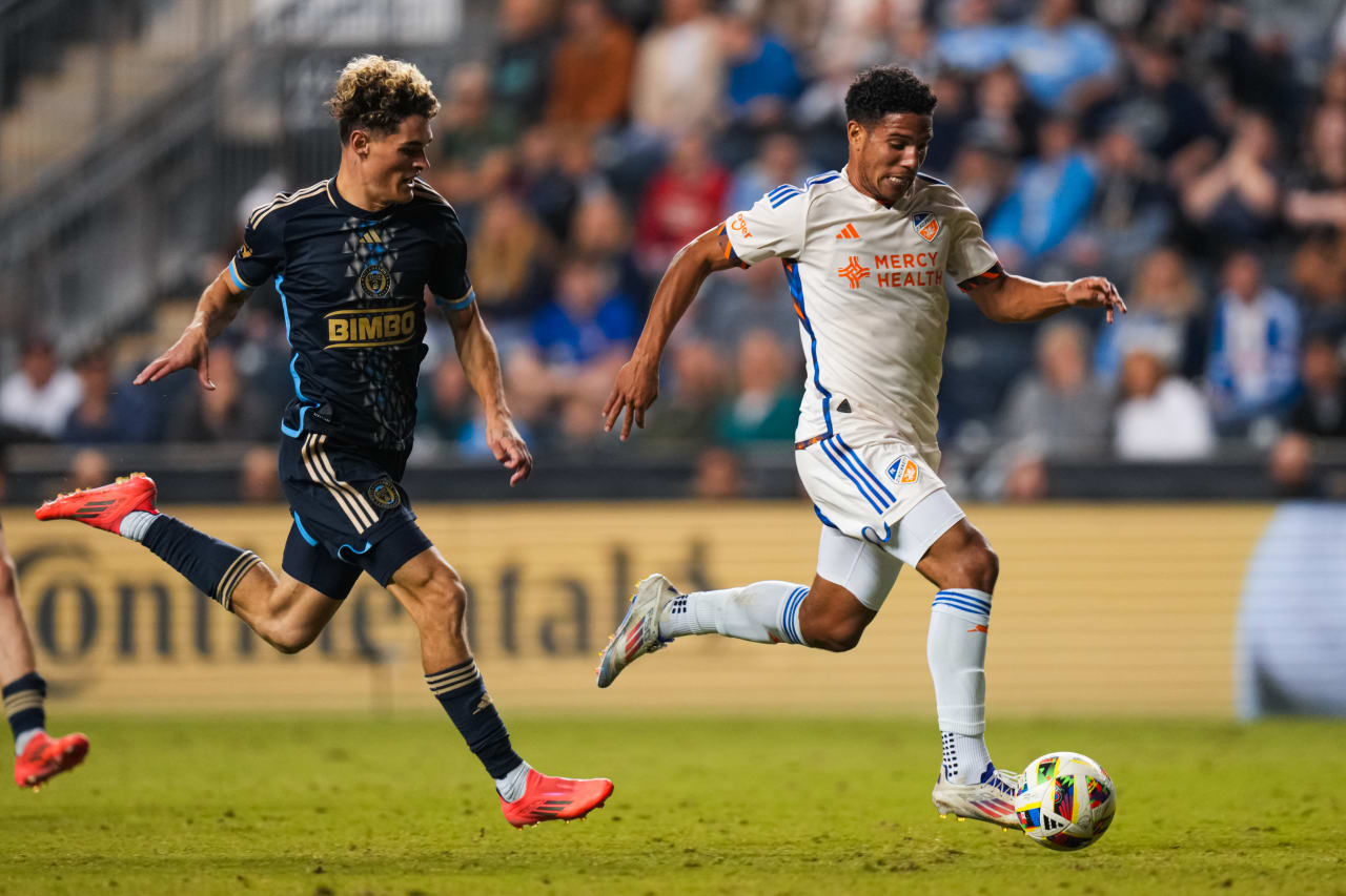CHESTER, PENNSYLVANIA - OCTOBER 19: Philadelphia Union against FC Cincinnati on October 19, 2024 at Subaru Park in Chester, Pennsylvania.