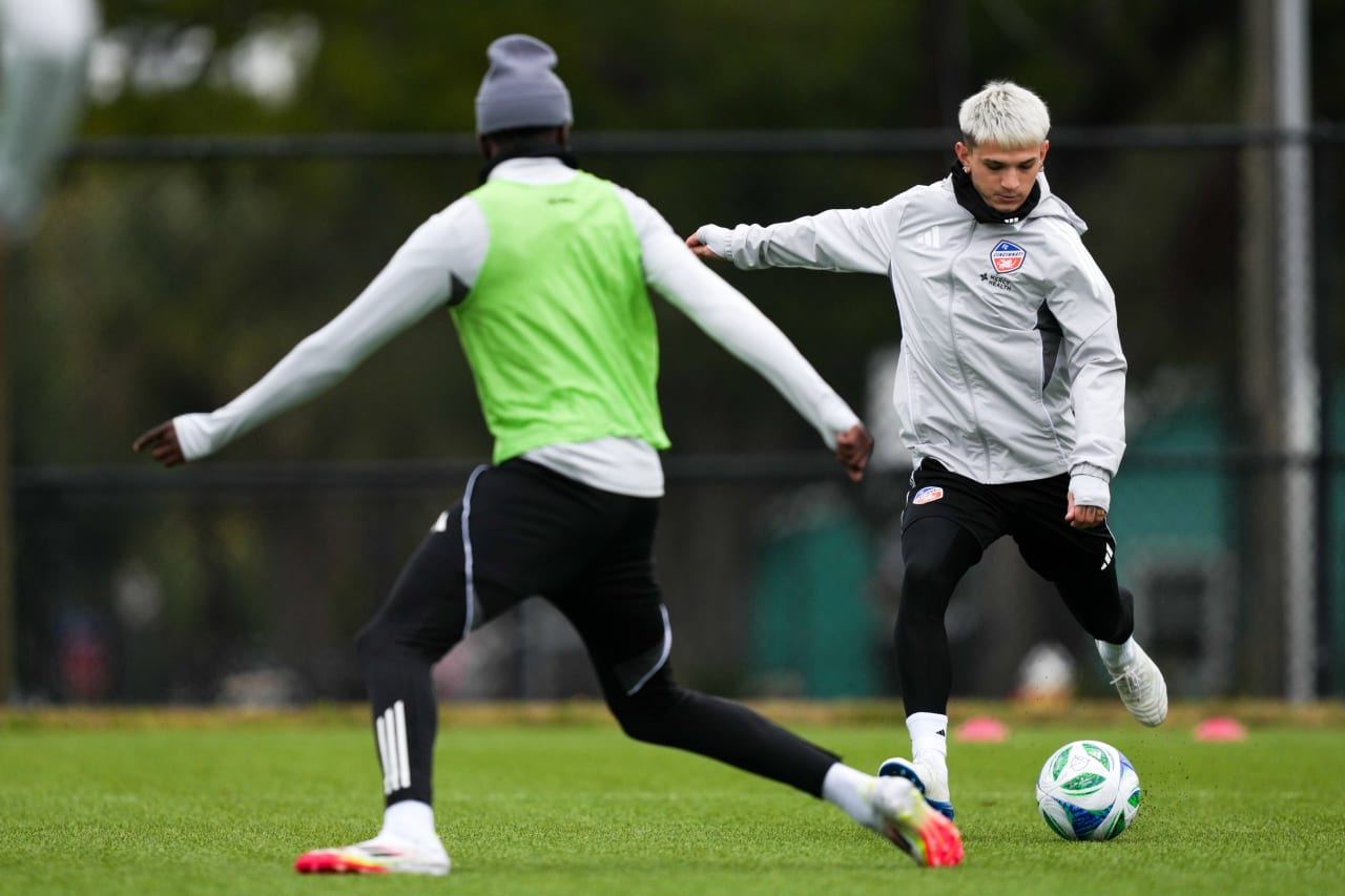 CLEARWATER, FLORIDA - JANUARY 21: FC Cincinnati during preseason training on January 21, 2025 in Clearwater, Florida.