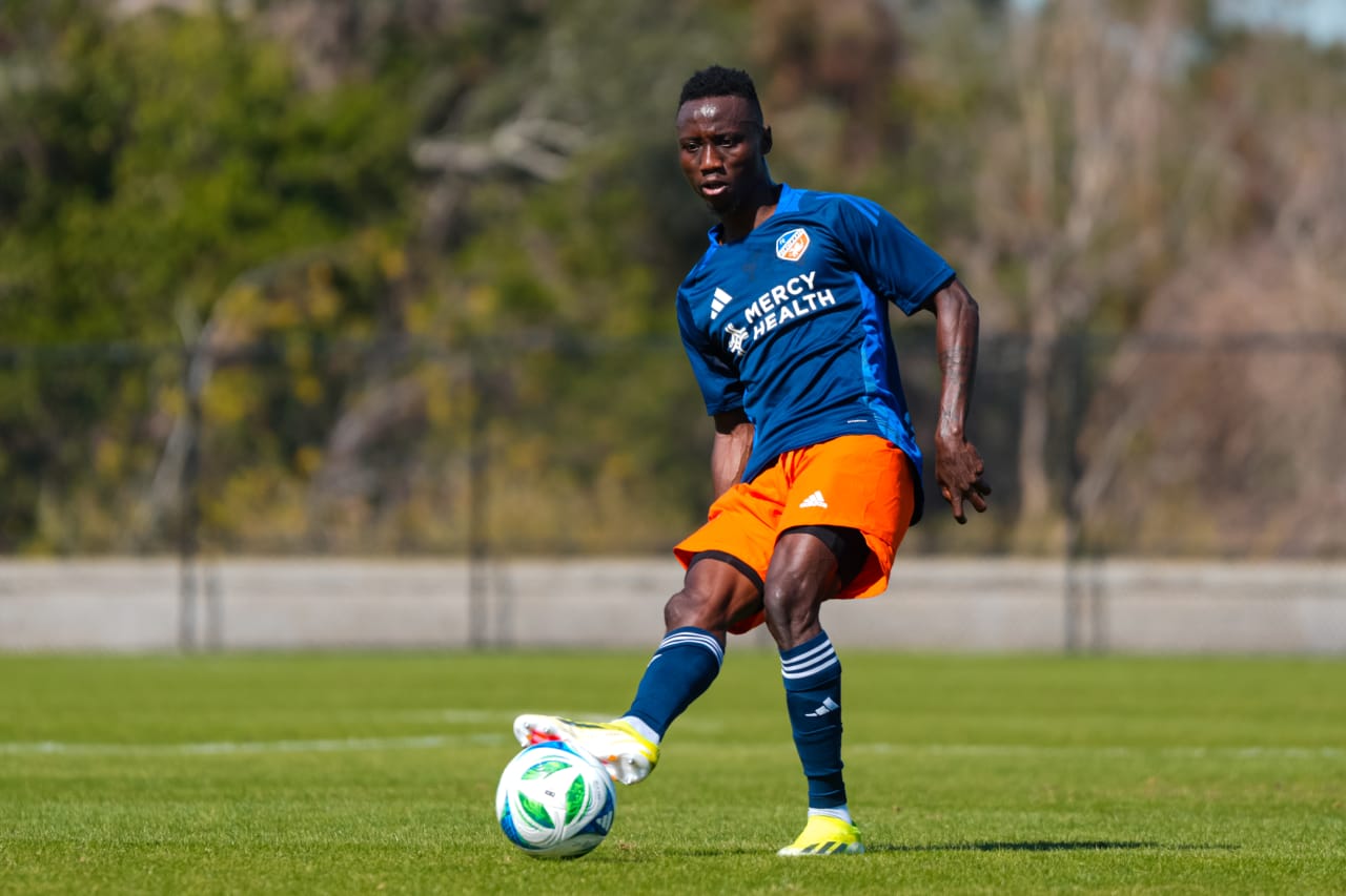 CLEARWATER, FLORIDA - JANUARY 30: FC Cincinnati against Houston Dynamo FC on January 30, 2025 at Joe DiMaggio Sports Complex in Clearwater, Florida.