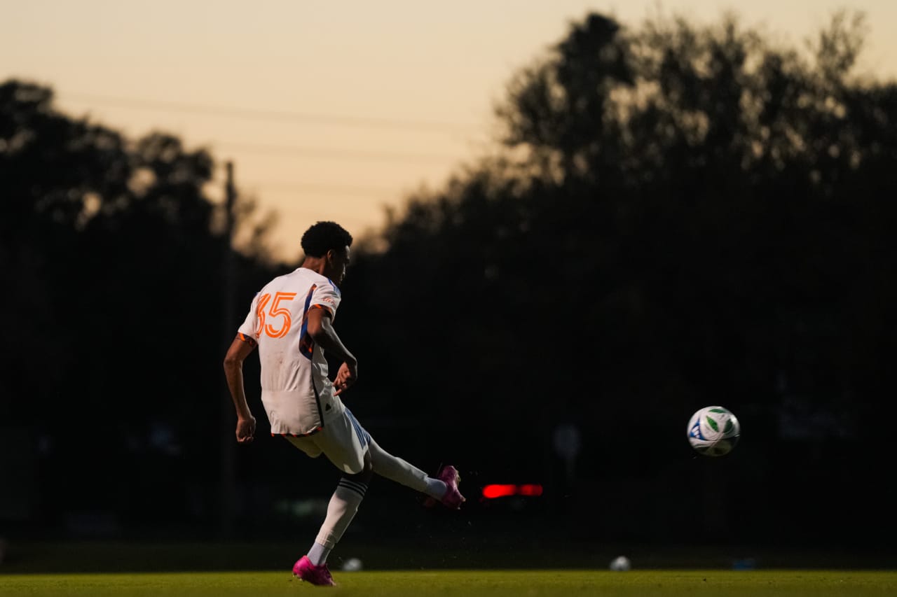 CLEARWATER, FLORIDA - FEBRUARY 7: FC Cincinnati during a preseason match against Philadelphia Union on February 7, 2025 at Joe DiMaggio Sports Complex in Clearwater, Florida.