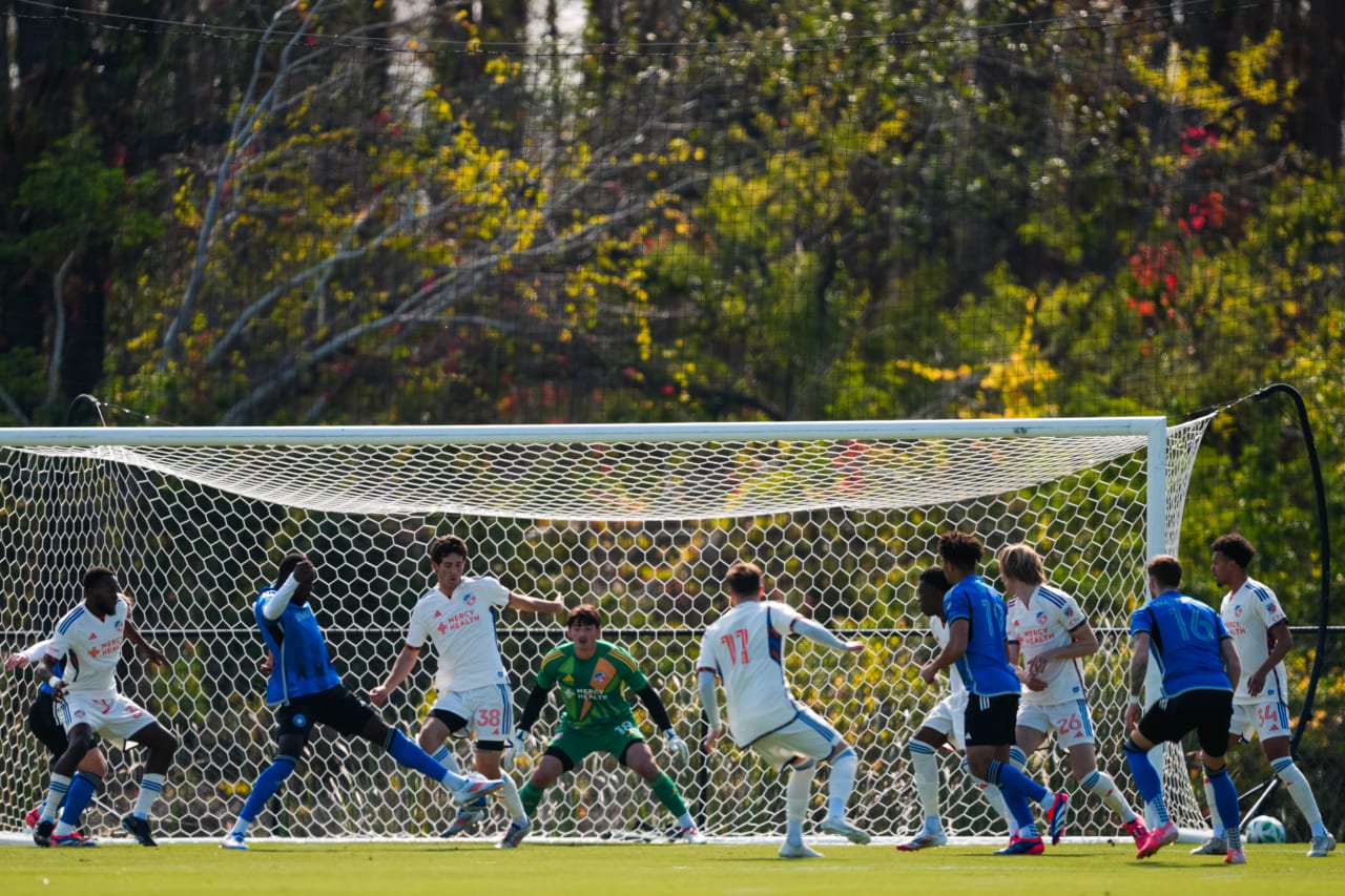 TAMPA, FLORIDA - JANUARY 24: FC Cincinnati against CF Montréal on January 24, 2025 at the Tampa Bay Rowdies Training Complex in Tampa, Florida.