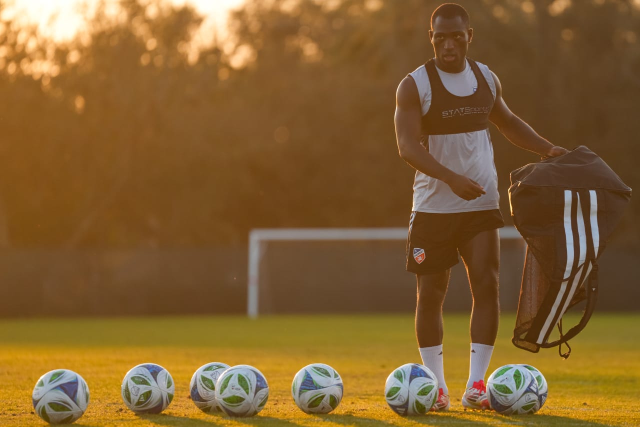 CLEARWATER, FLORIDA - FEBRUARY 5: FC Cincinnati during preseason training on February 5, 2025 at Walter Campbell Sports Park in Clearwater, Florida.