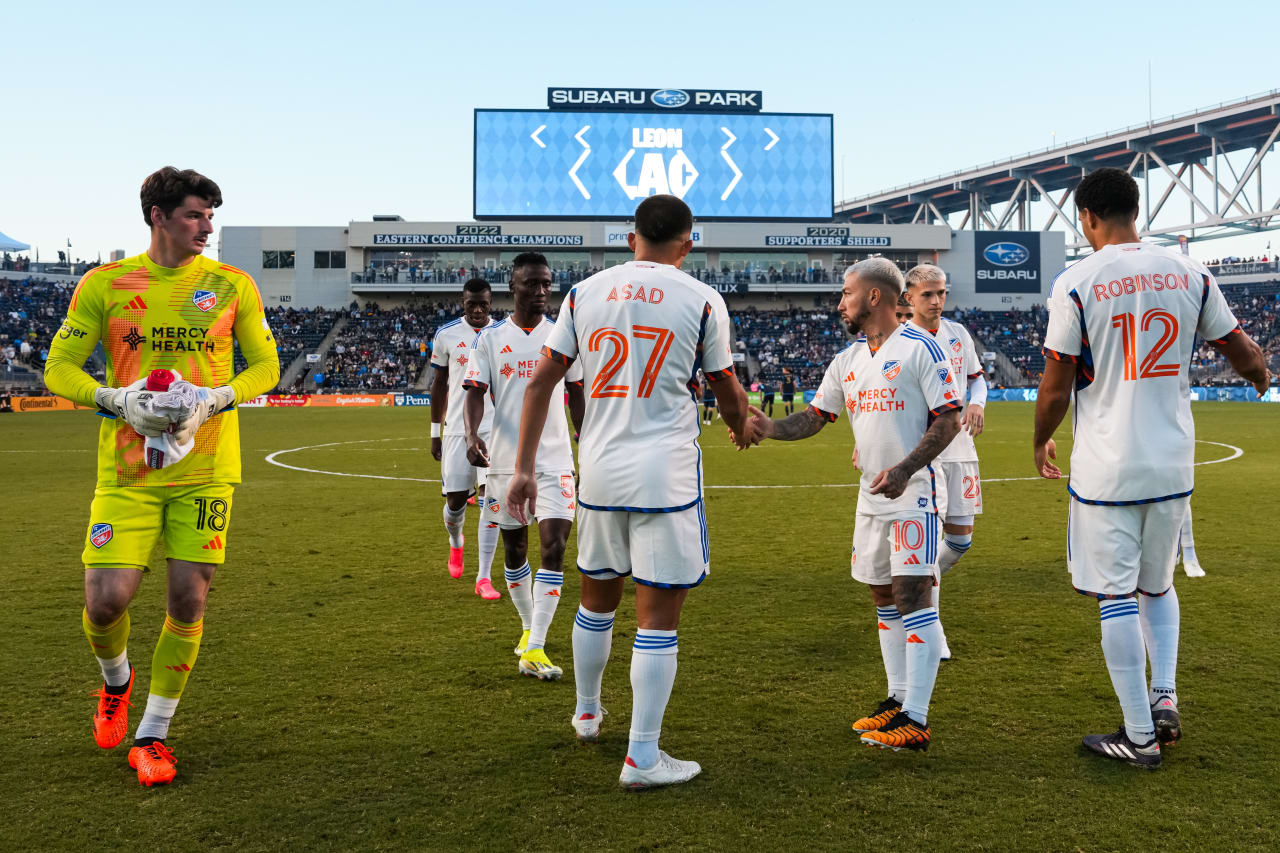 CHESTER, PENNSYLVANIA - OCTOBER 19: Philadelphia Union against FC Cincinnati on October 19, 2024 at Subaru Park in Chester, Pennsylvania.