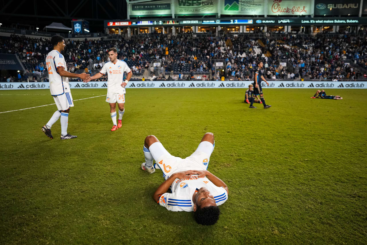 CHESTER, PENNSYLVANIA - OCTOBER 19: Philadelphia Union against FC Cincinnati on October 19, 2024 at Subaru Park in Chester, Pennsylvania.
