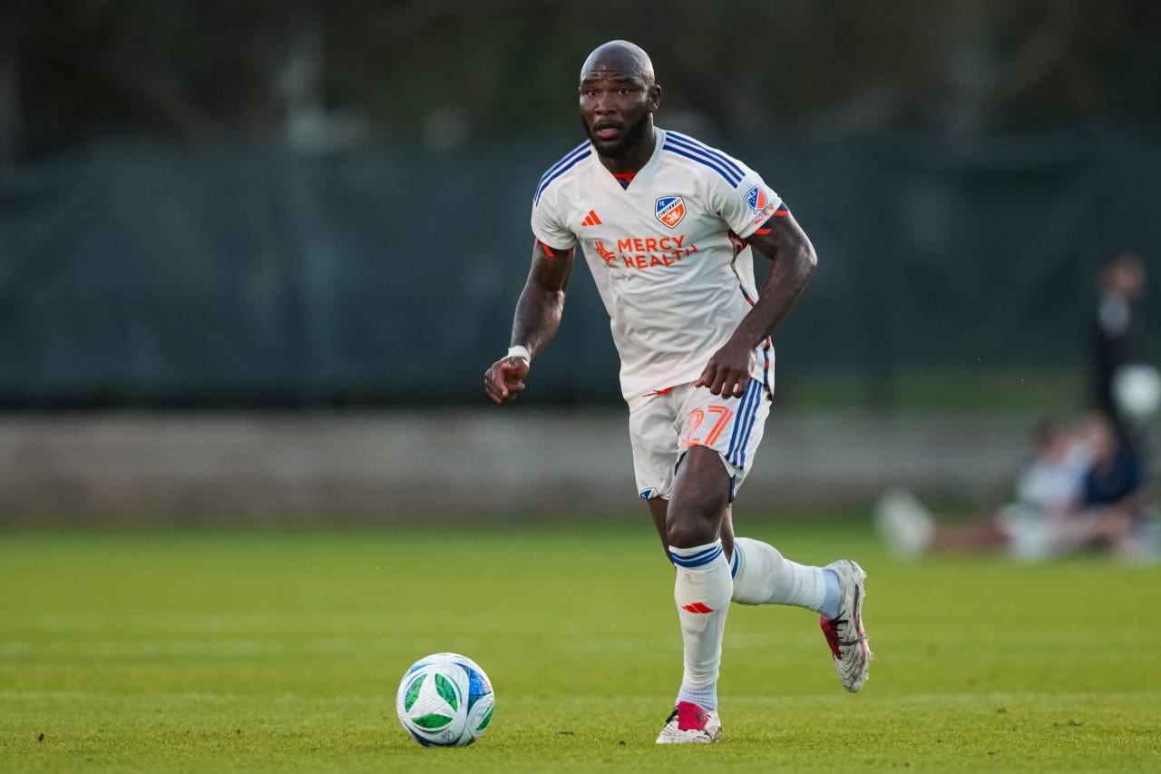 CLEARWATER, FLORIDA - FEBRUARY 7: FC Cincinnati during a preseason match against Philadelphia Union on February 7, 2025 at Joe DiMaggio Sports Complex in Clearwater, Florida.
