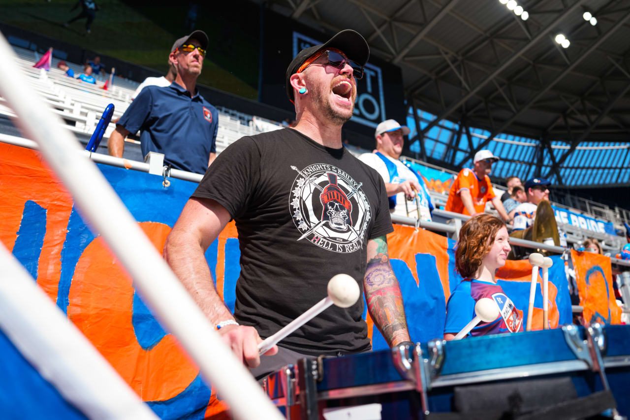 CINCINNATI, OHIO - OCTOBER 6: FC Cincinnati 2 against Orlando City B on October 6, 2024 at TQL Stadium in Cincinnati, Ohio.