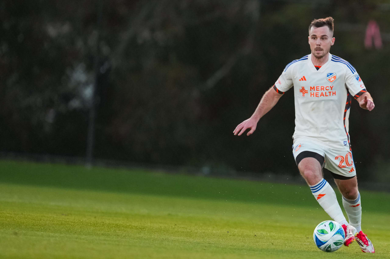 CLEARWATER, FLORIDA - FEBRUARY 7: FC Cincinnati during a preseason match against Philadelphia Union on February 7, 2025 at Joe DiMaggio Sports Complex in Clearwater, Florida.