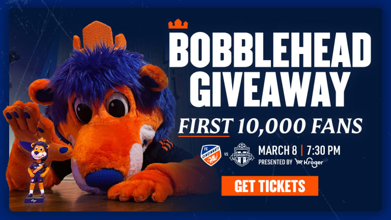 Buy tickets to FC Cincinnati vs Toronto FC on March 8
