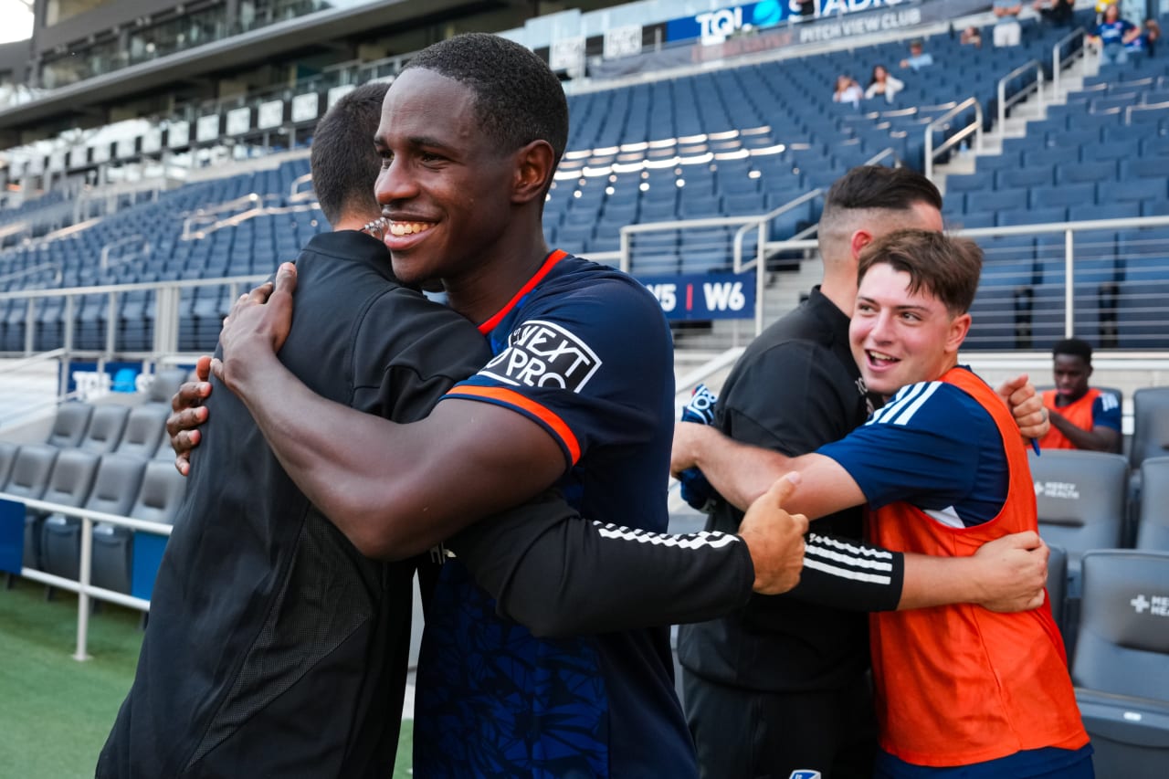 CINCINNATI, OHIO - OCTOBER 6: FC Cincinnati 2 against Orlando City B on October 6, 2024 at TQL Stadium in Cincinnati, Ohio.