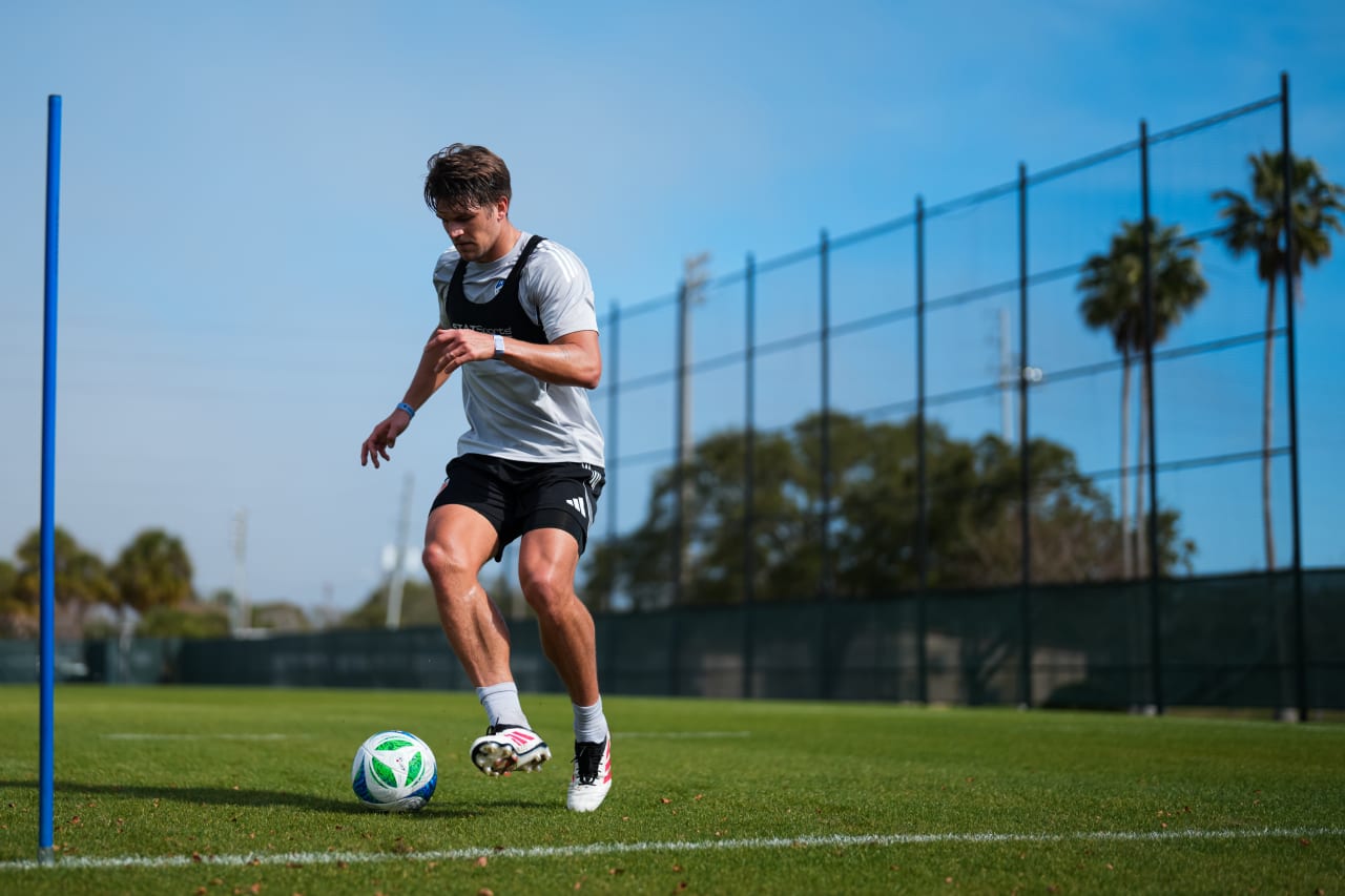 CLEARWATER, FLORIDA - FEBRUARY 4: FC Cincinnati during preseason training on February 4, 2025 at Walter Campbell Sports Park in Clearwater, Florida.