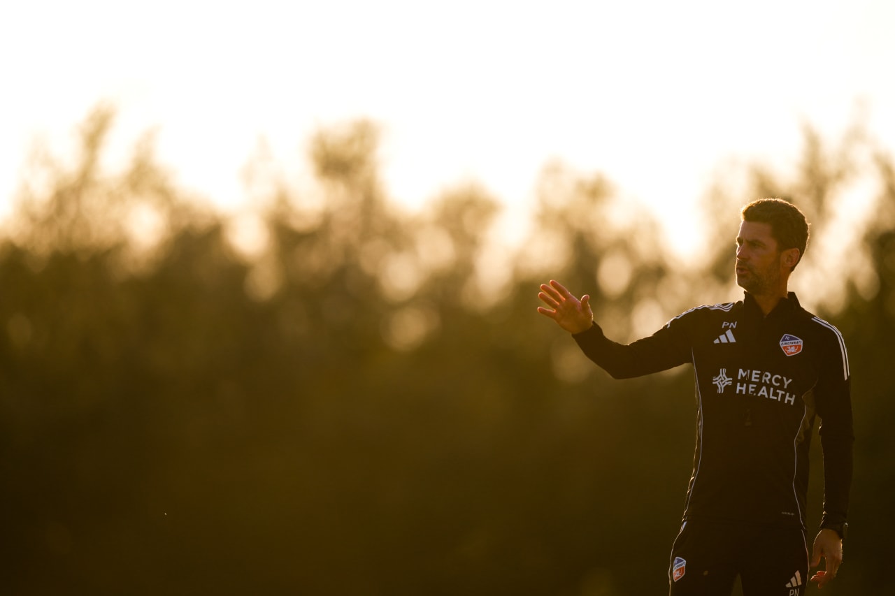 CLEARWATER, FLORIDA - JANUARY 28: FC Cincinnati during preseason training on January 28, 2025 in Clearwater, Florida.