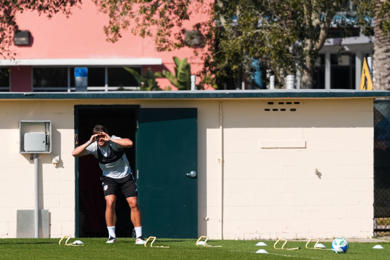 CLEARWATER, FLORIDA - FEBRUARY 6: FC Cincinnati during preseason training on February 6, 2025 at Walter Campbell Sports Park in Clearwater, Florida.