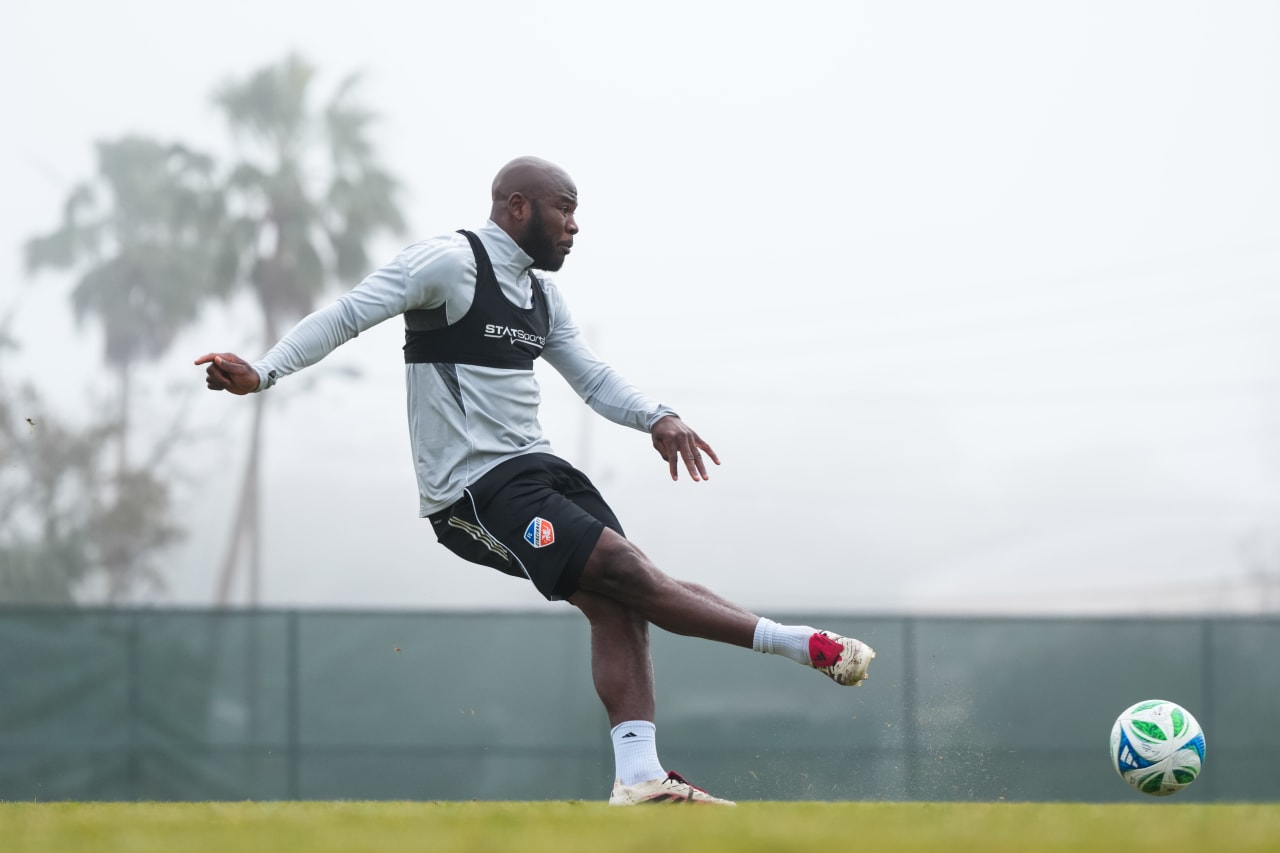 CLEARWATER, FLORIDA - FEBRUARY 4: FC Cincinnati during preseason training on February 4, 2025 at Walter Campbell Sports Park in Clearwater, Florida.
