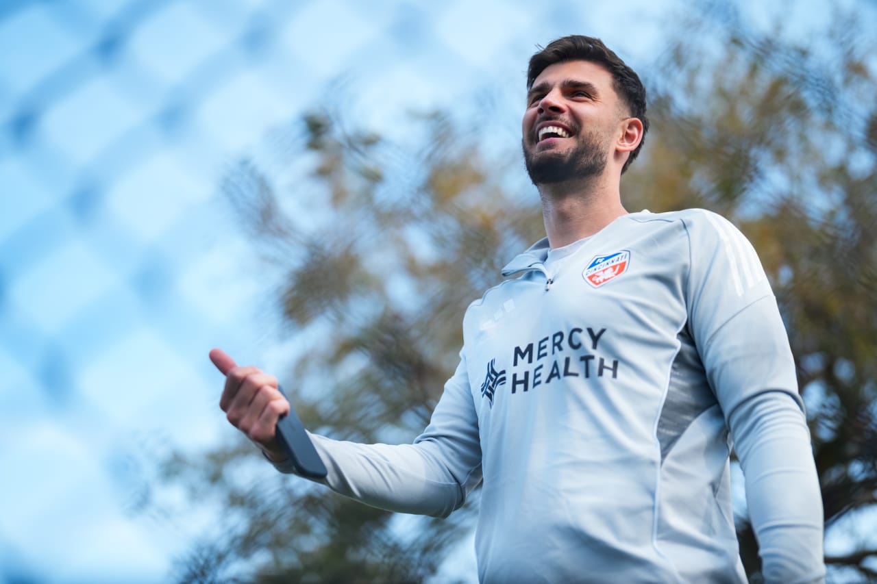 CLEARWATER, FLORIDA - FEBRUARY 5: FC Cincinnati during preseason training on February 5, 2025 at Walter Campbell Sports Park in Clearwater, Florida.