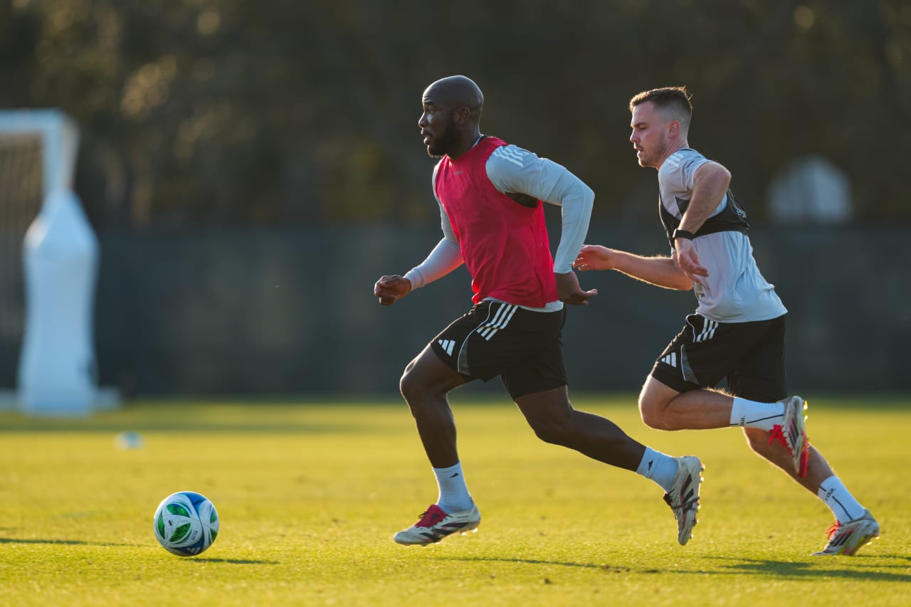 CLEARWATER, FLORIDA - FEBRUARY 5: FC Cincinnati during preseason training on February 5, 2025 at Walter Campbell Sports Park in Clearwater, Florida.
