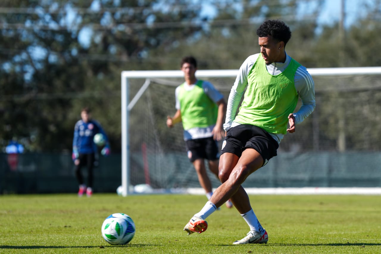 CLEARWATER, FLORIDA - JANUARY 26: FC Cincinnati during preseason training on January 26, 2025 in Clearwater, Florida.