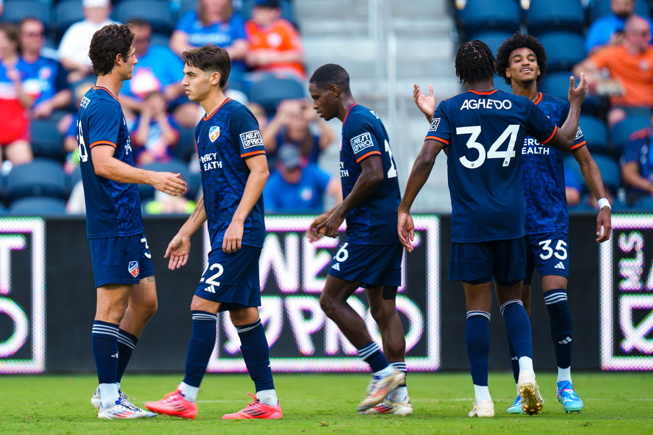 CINCINNATI, OHIO - OCTOBER 6: FC Cincinnati 2 against Orlando City B on October 6, 2024 at TQL Stadium in Cincinnati, Ohio.