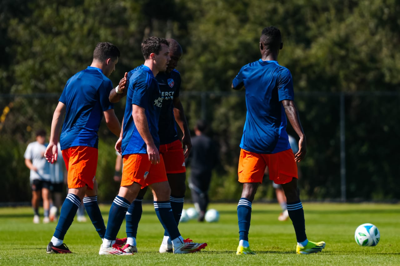 CLEARWATER, FLORIDA - JANUARY 30: FC Cincinnati against Houston Dynamo FC on January 30, 2025 at Joe DiMaggio Sports Complex in Clearwater, Florida.
