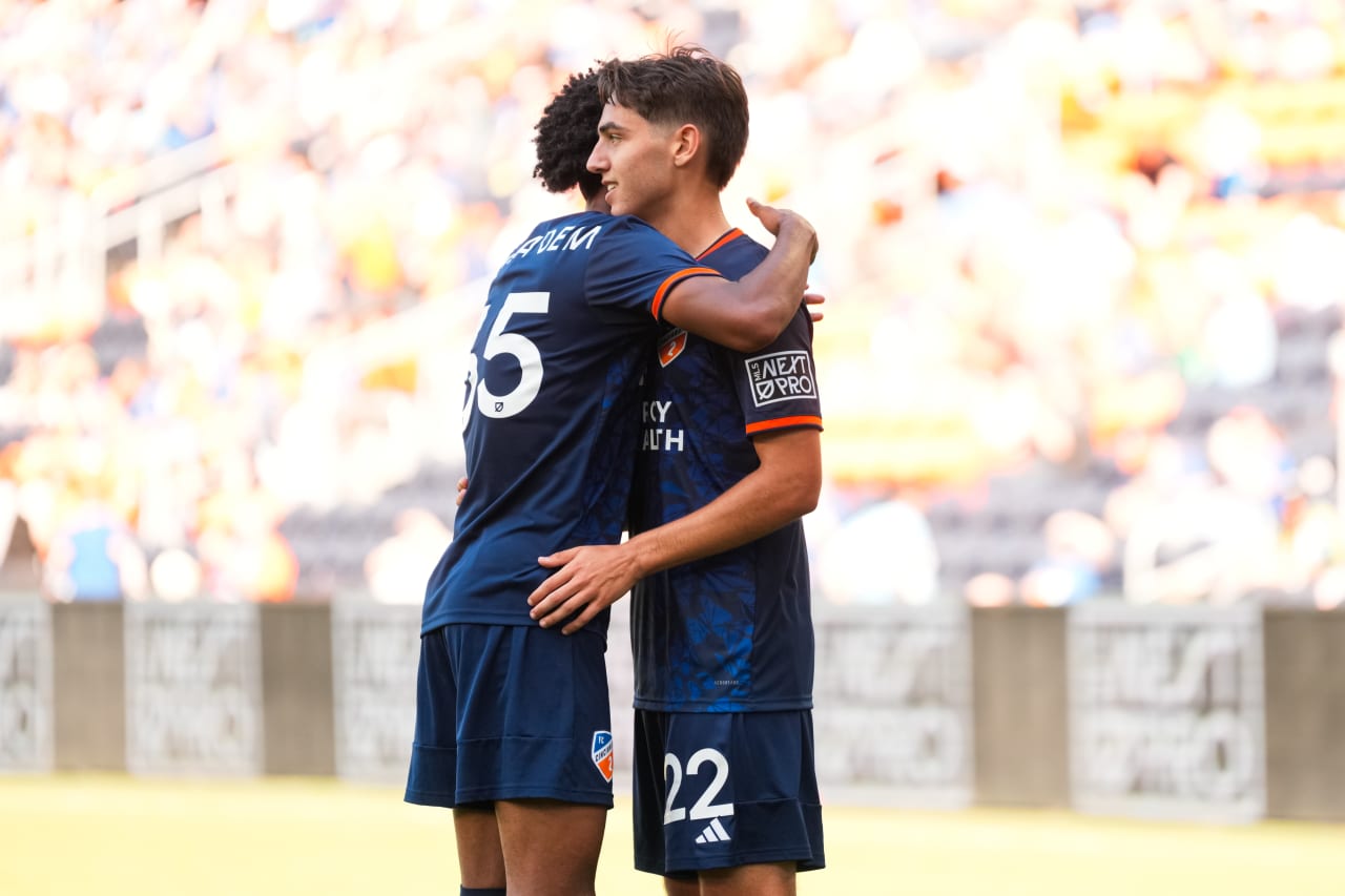 CINCINNATI, OHIO - OCTOBER 6: FC Cincinnati 2 against Orlando City B on October 6, 2024 at TQL Stadium in Cincinnati, Ohio.