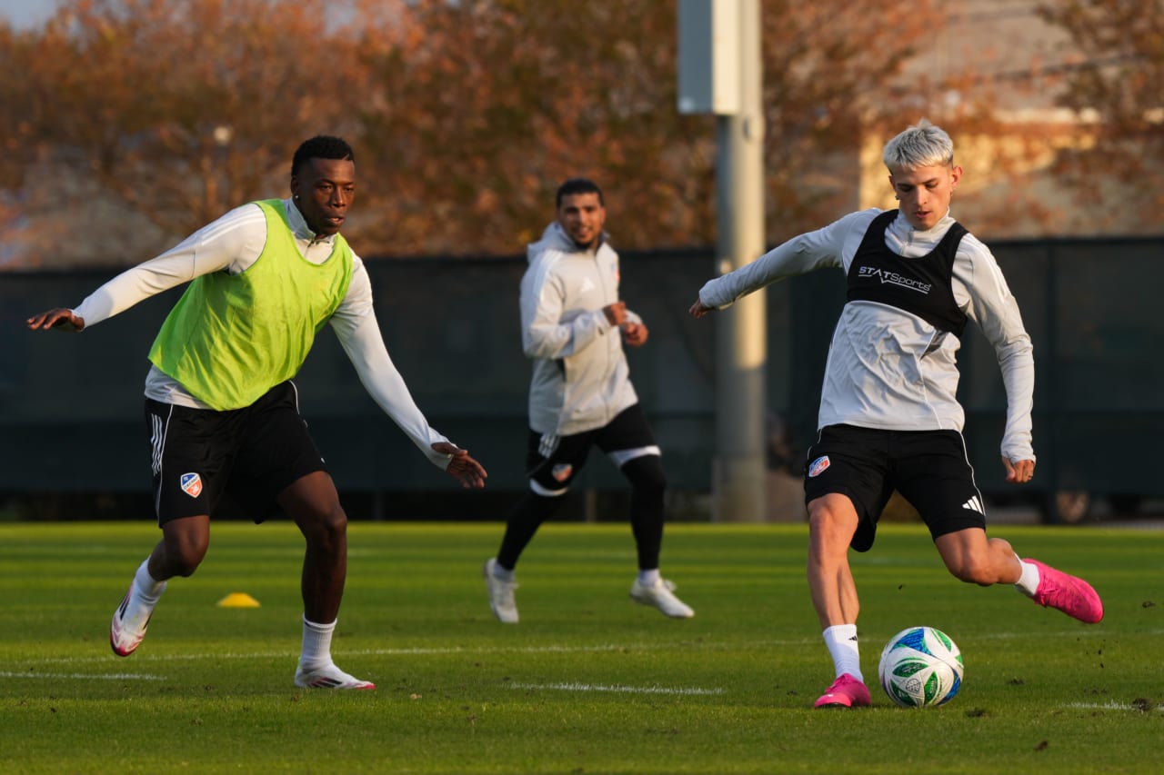 CLEARWATER, FLORIDA - JANUARY 20: FC Cincinnati during preseason training on January 20, 2025 in Clearwater, Florida.
