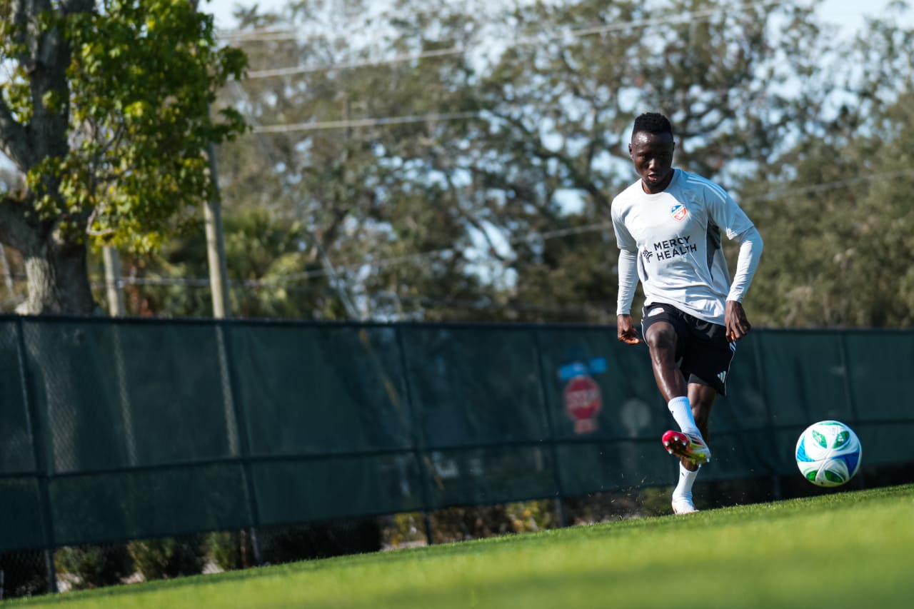 CLEARWATER, FLORIDA - FEBRUARY 5: FC Cincinnati during preseason training on February 5, 2025 at Walter Campbell Sports Park in Clearwater, Florida.